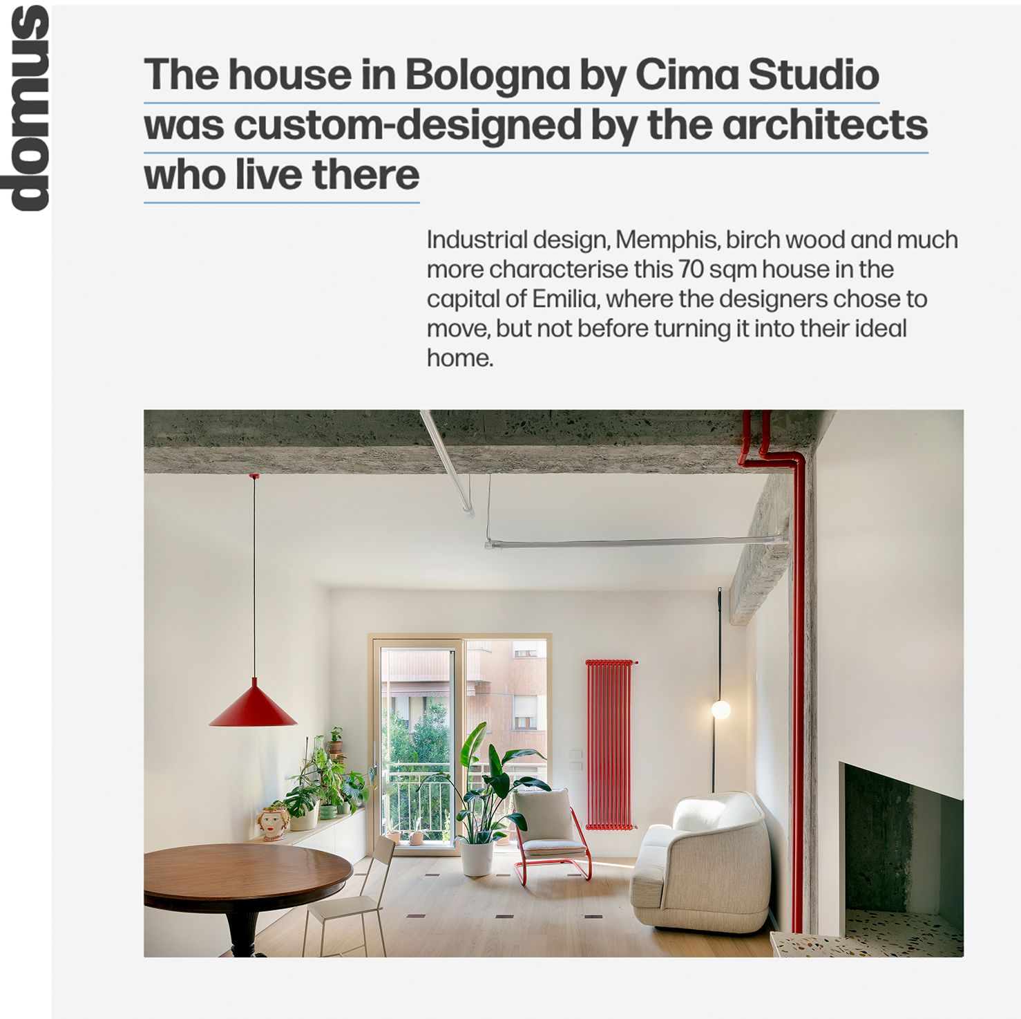 CASA B . V pubblicata nel magazine online WhiteMAD