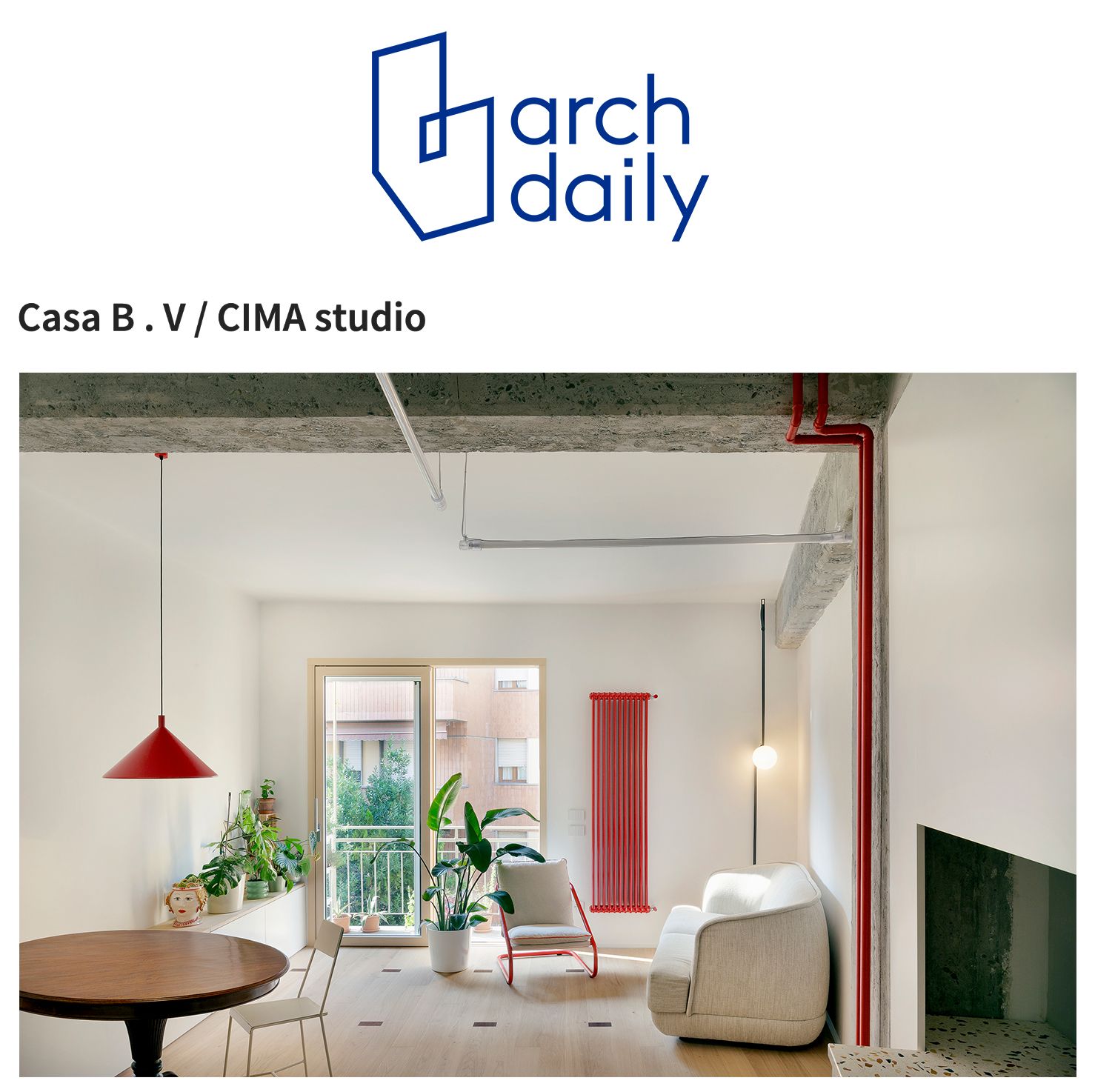 CASA B . V pubblicata nel magazine online ArchDaily